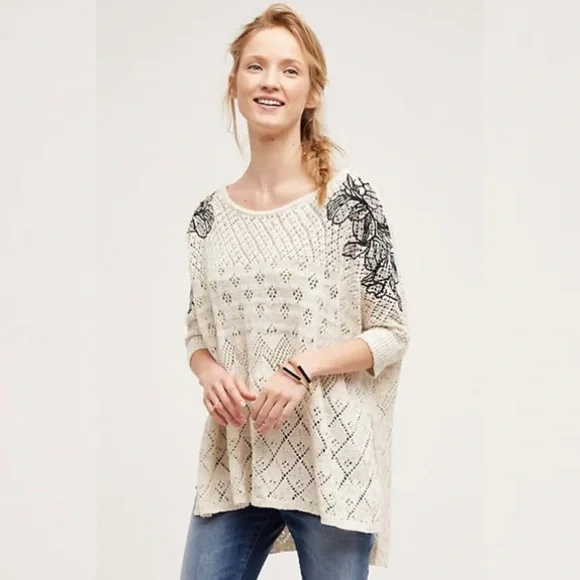 Anthropologie Knitted & Knotted Launa Sweater - Picture 1 of 9